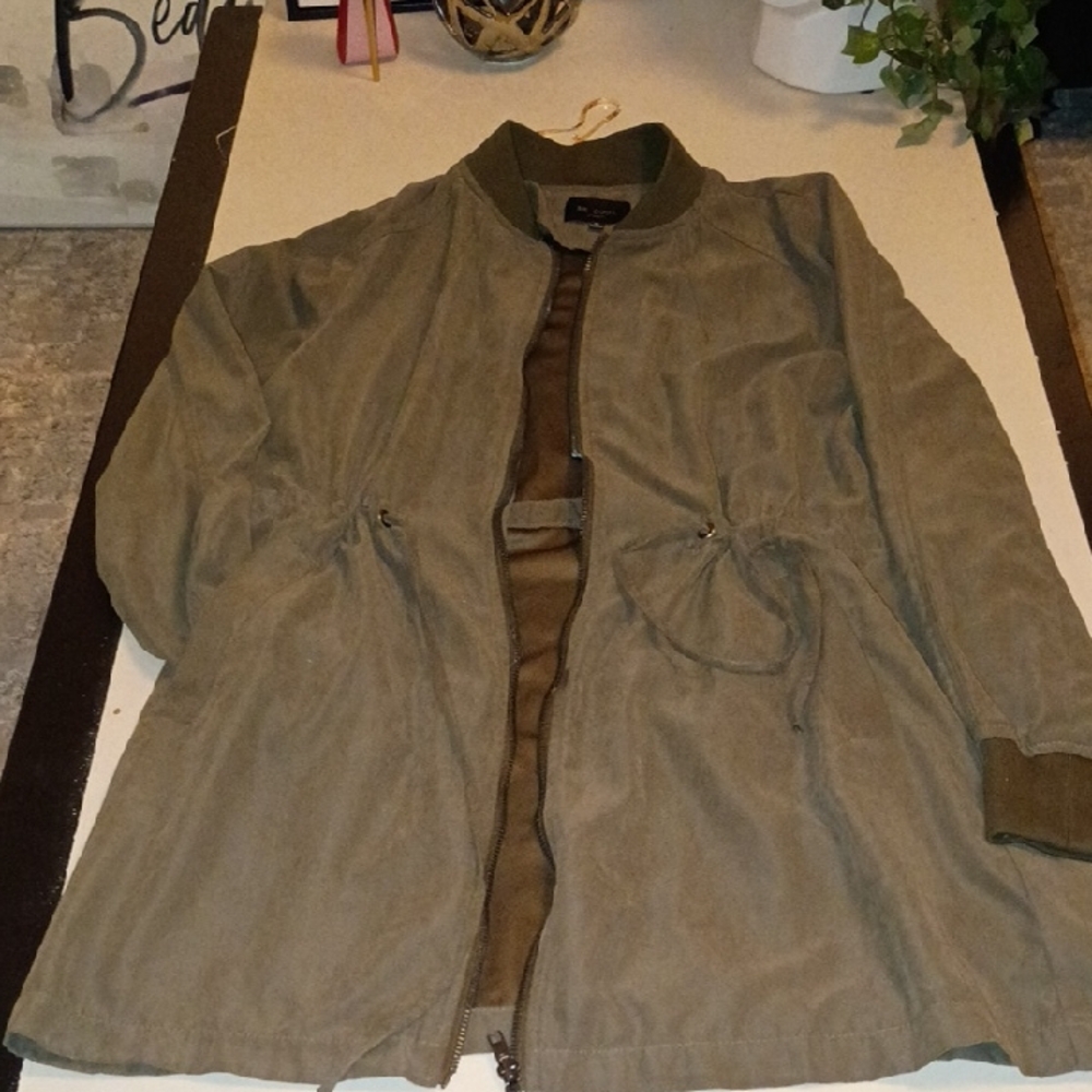 BE COOL Khaki Bomber Jacket